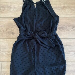 Black chic romper